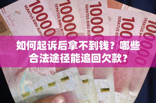 济南如何起诉后拿不到钱？哪些合法途径能追回欠款？