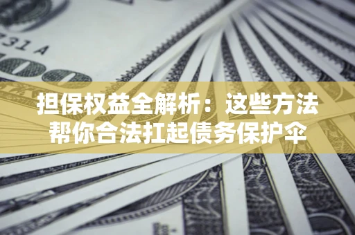 济南担保权益全解析：这些方法帮你合法扛起债务保护伞