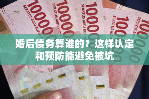 济南婚后债务算谁的？这样认定和预防能避免被坑