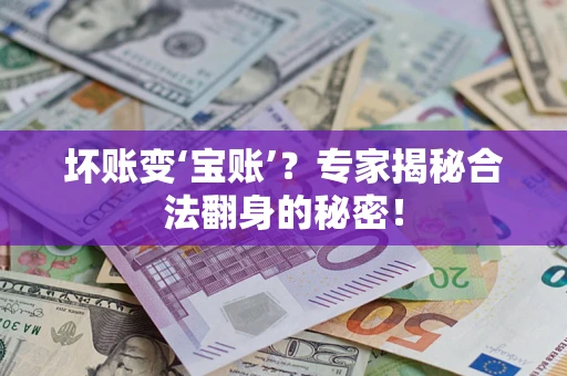 济南坏账变‘宝账’？专家揭秘合法翻身的秘密！