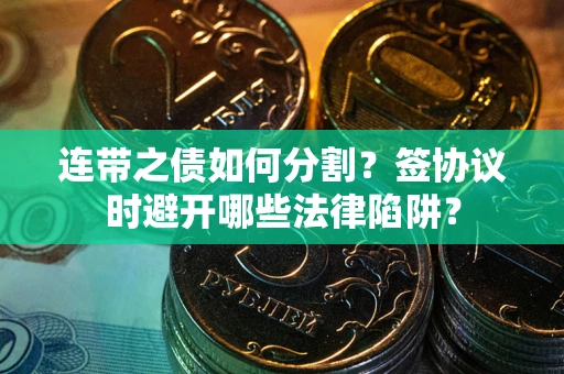 济南连带之债如何分割？签协议时避开哪些法律陷阱？