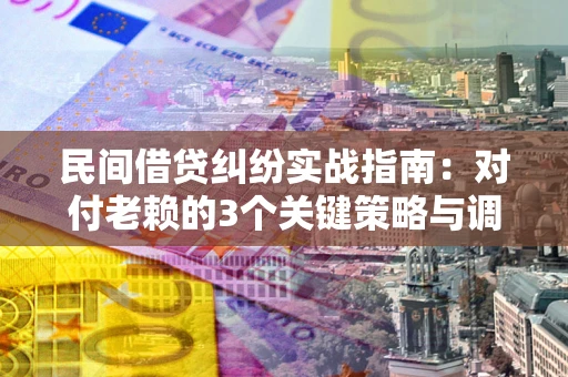 济南民间借贷纠纷实战指南：对付老赖的3个关键策略与调解盲区解析