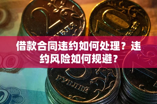 济南借款合同违约如何处理？违约风险如何规避？