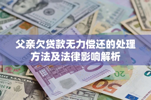 济南父亲欠贷款无力偿还的处理方法及法律影响解析